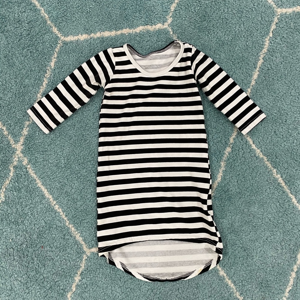 Toddler girl striped dress